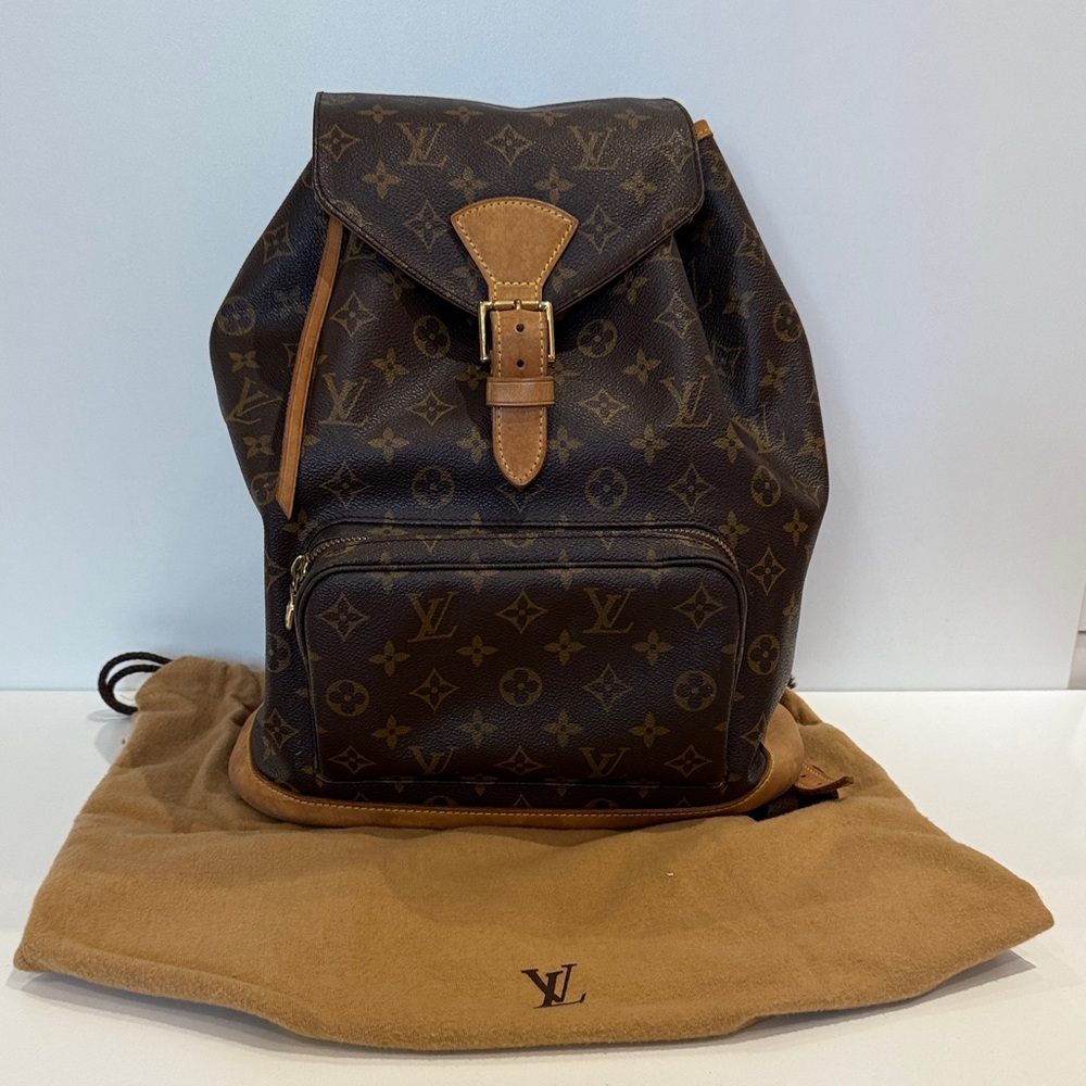 Louis Vuitton Dark Brown Monogram Backpack